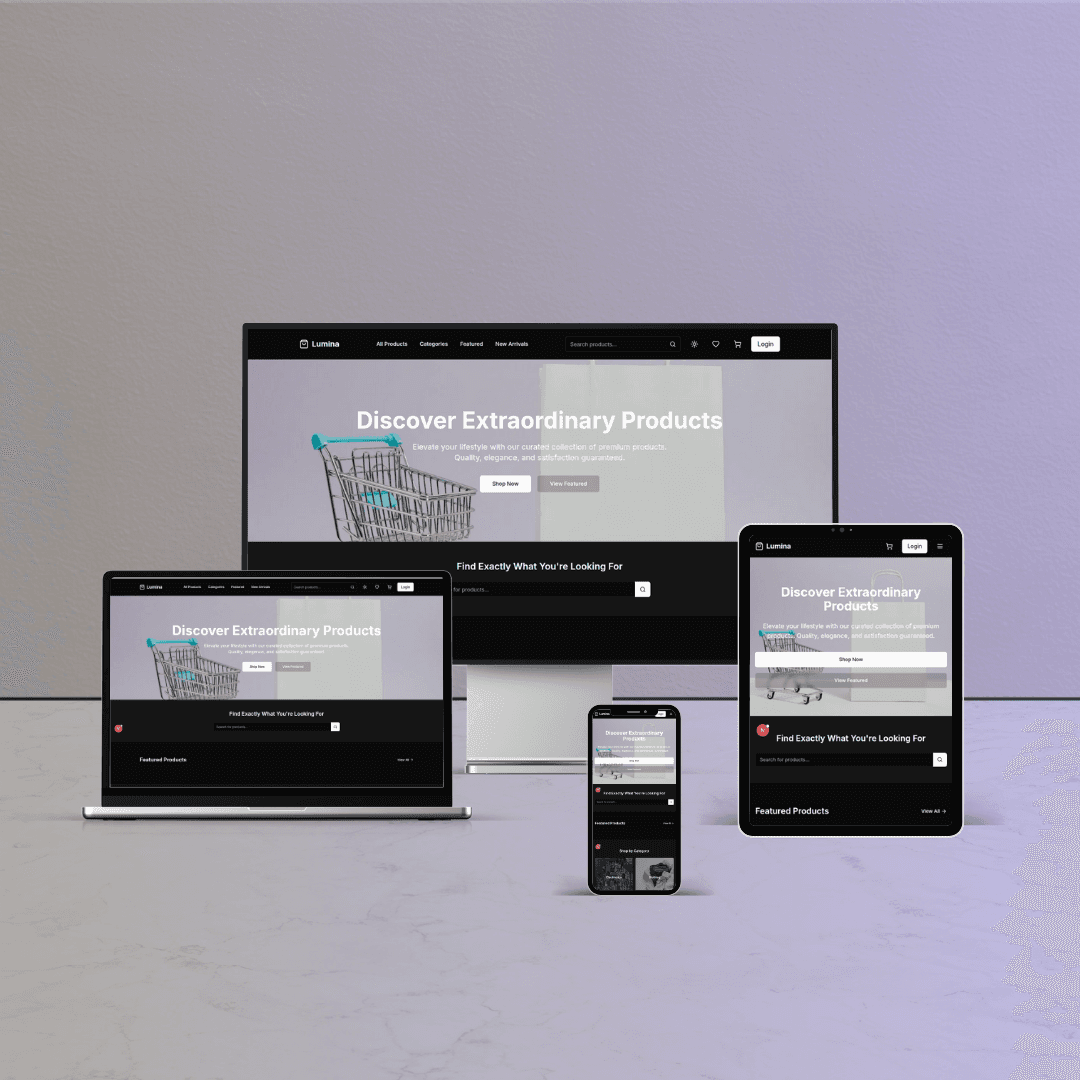 Lumina E-Commerce Client Project (NDA-Protected)