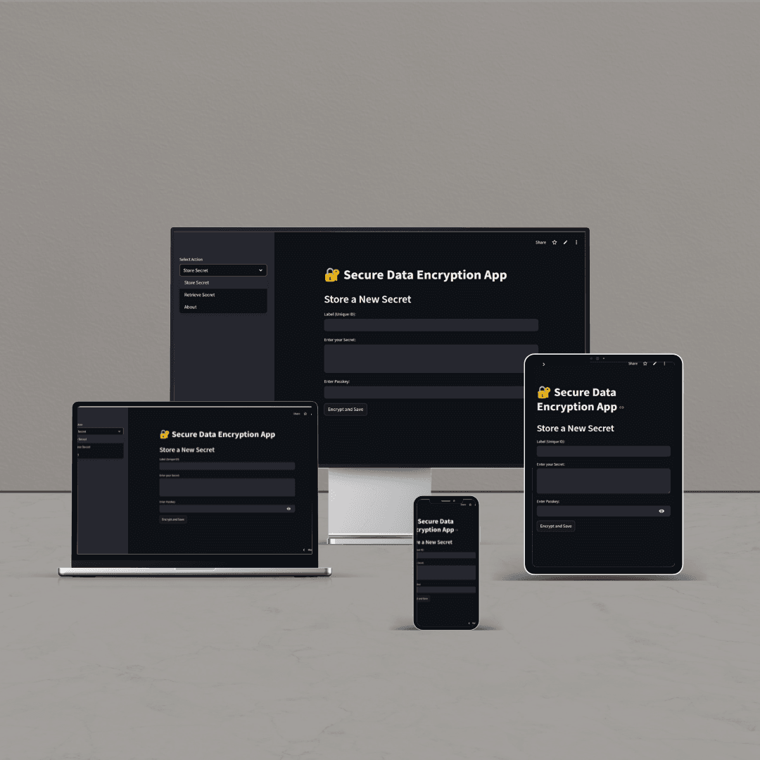 Secure Data Encryption Web App